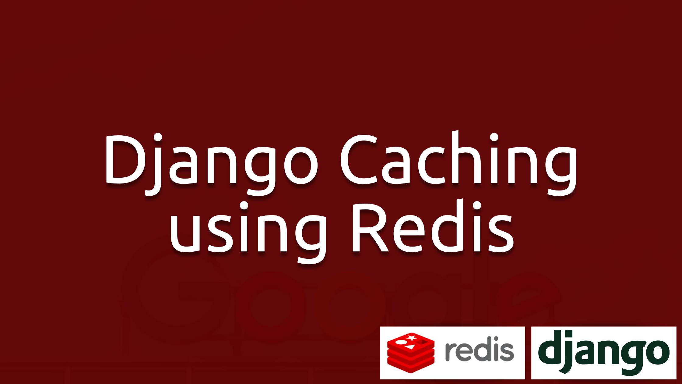 Django caching using Redis